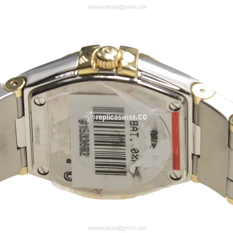 Omega 123.20.24.60.58.001 CONSTELLATION Quartz 18kt Gold & Steel