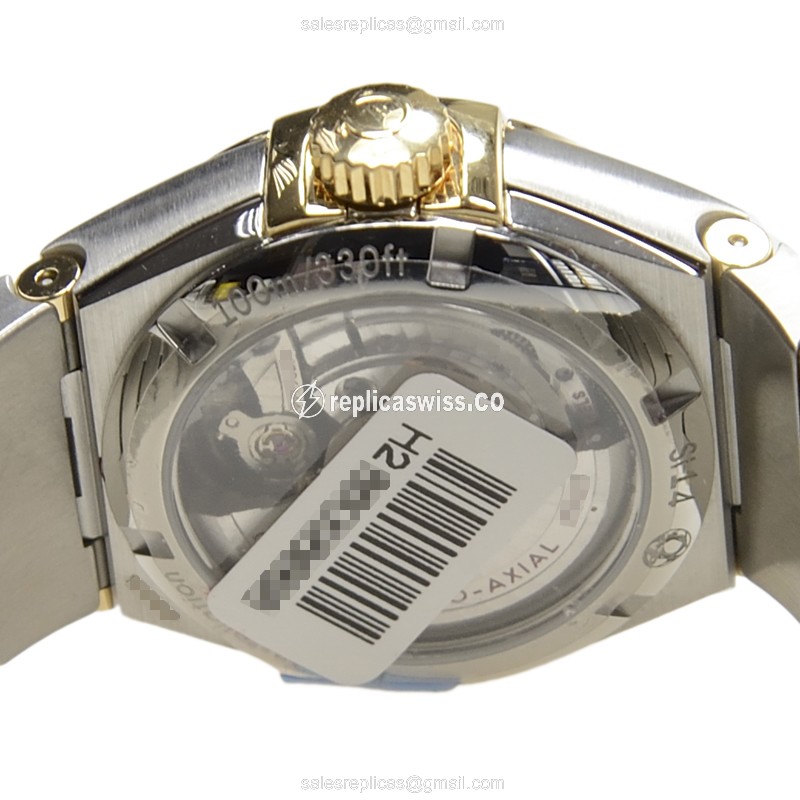 Omega 123.25.27.20.55.002 CONSTELLATION Automatic 18kt Gold & Diamond & Steel