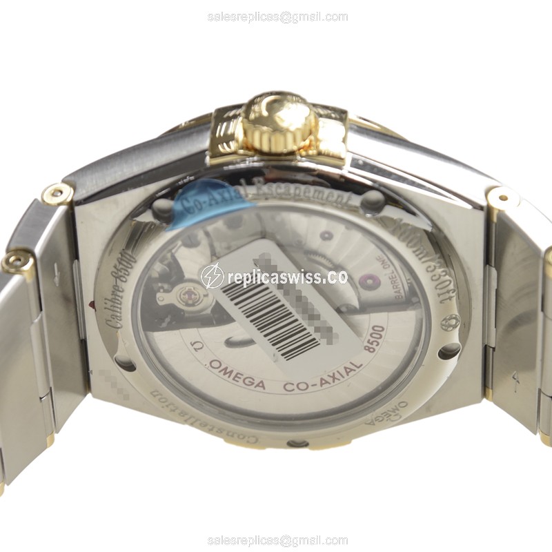 Omega 123.25.38.21.58.002 CONSTELLATION Automatic 18kt Gold & Steel