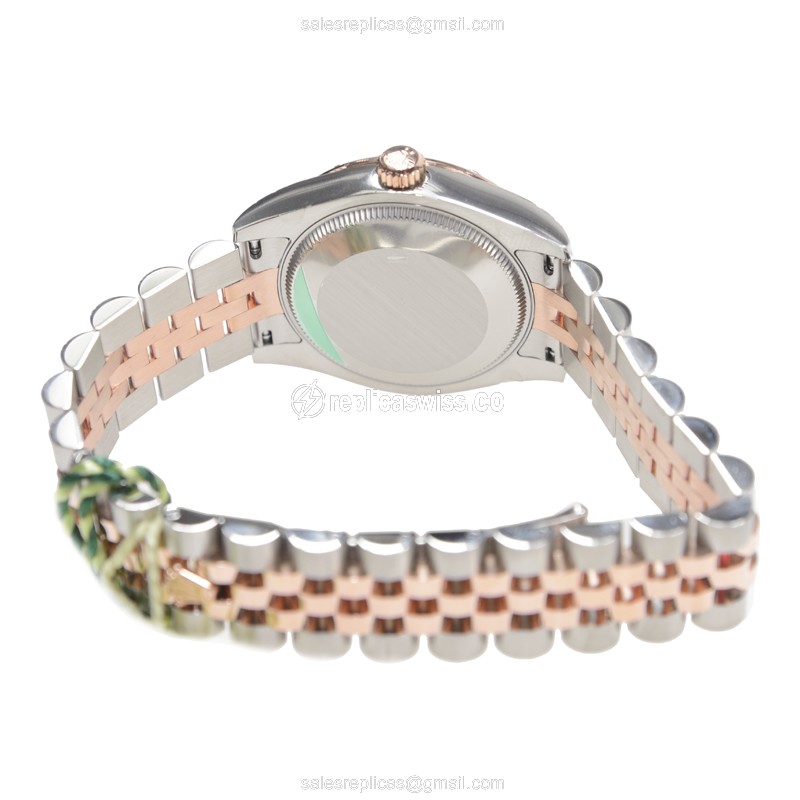 Rolex 178341PKFLOJUB LADY DATEJUST Automatic 18kt Rose Gold & Steel