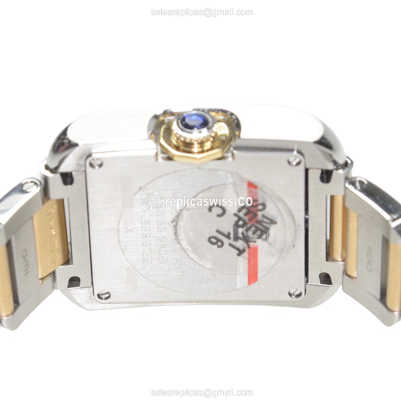 Cartier W5310046 TANK Quartz Stainless Steel