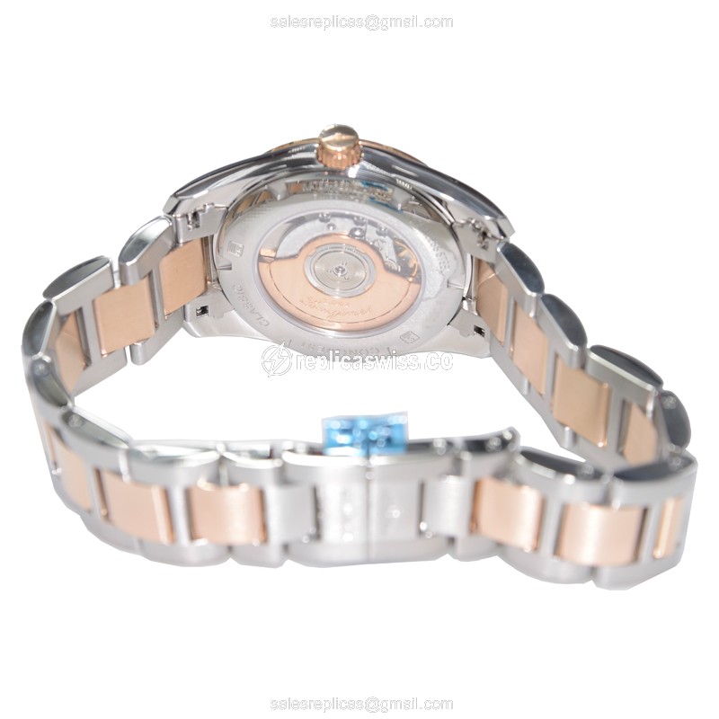 Longines L2.785.5.76.7 CONQUEST CLASSIC Automatic 18kt Rose Gold & Steel