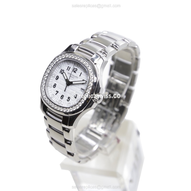 Patek Philippe 5087-1A-010 AQUANAUT Quartz Stainless Steel & Diamonds