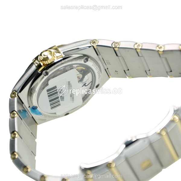 Omega 123.20.35.20.58.001 CONSTELLATION Automatic 18kt Gold & Steel