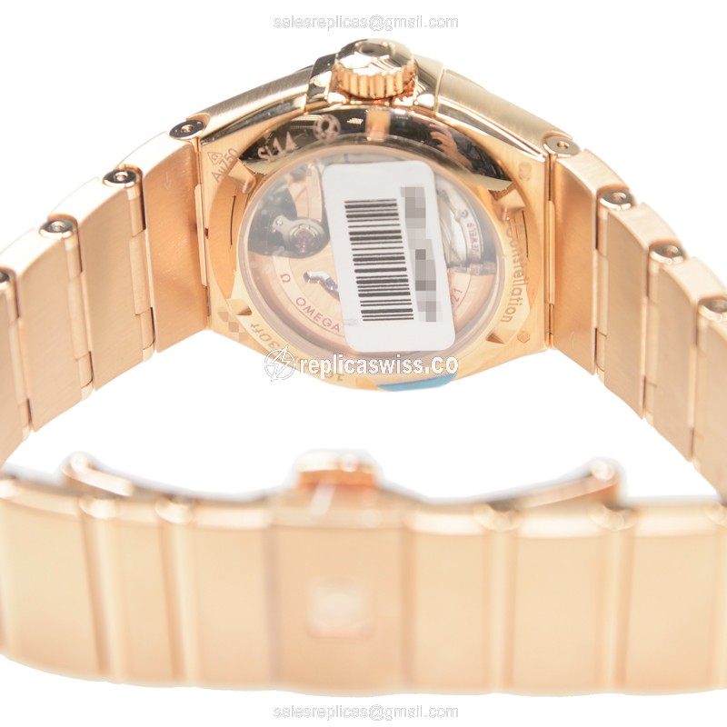 Omega 123.55.27.20.57.001 CONSTELLATION Automatic 18kt Rose Gold & Diamonds