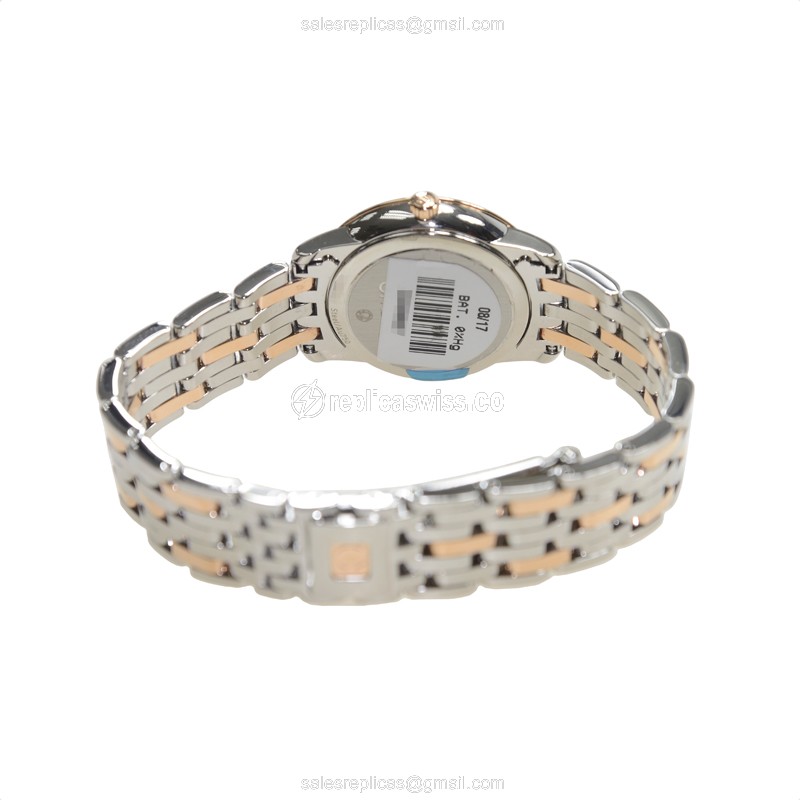 Omega 424.20.27.60.05.002 DE VILLE Quartz 18kt Rose Gold & Steel