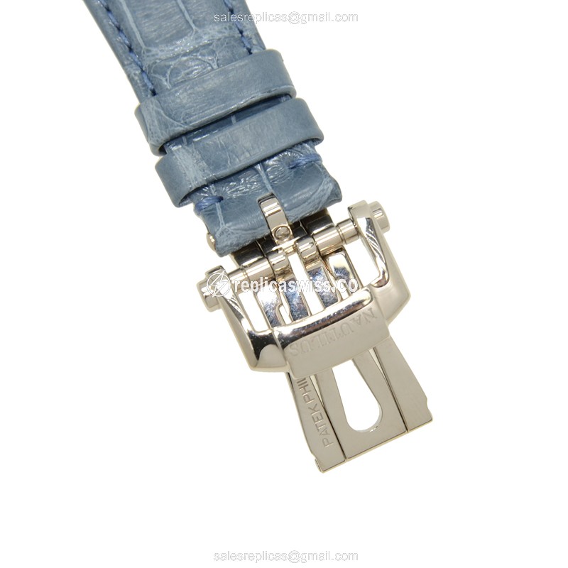 Patek Philippe 7010G-011 NAUTILUS Quartz 18kt White Gold & Diamond