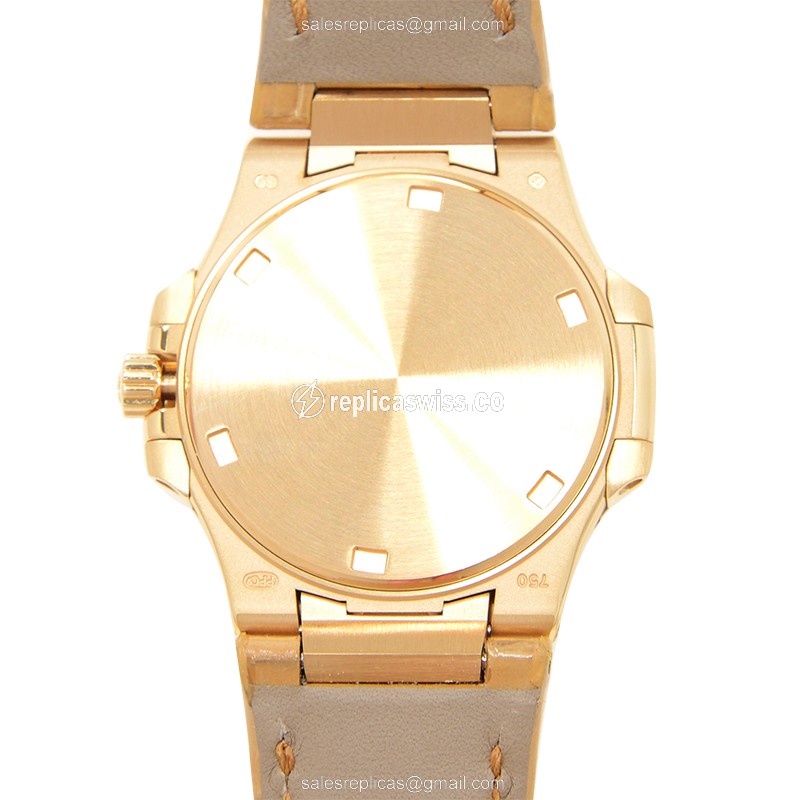 Patek Philippe 7010R-012 NAUTILUS Quartz 18kt Rose Gold & Diamonds