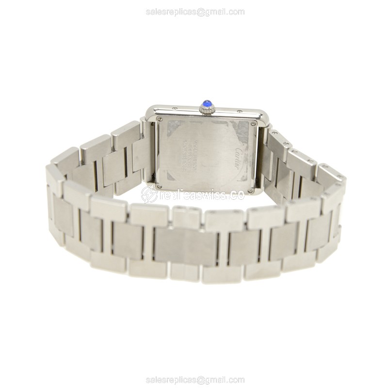 Cartier W5200014 TANK Quartz Stainless Steel