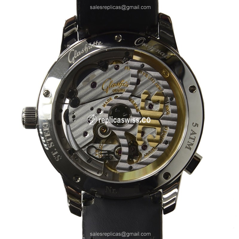 Glashutte 100-04-13-02-04 SENATOR PANORAMA DATE Automatic Stainless Steel