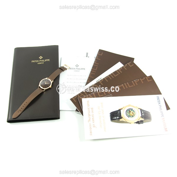 Patek Philippe 4897R-001 CALATRAVA Manual Wind 18kt Rose Gold & Diamonds