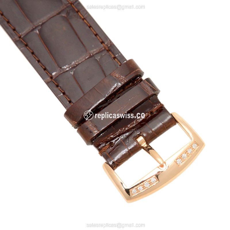Franck Muller 1002 QZ REL MOP D (5N) LONG ISLAND Quartz 18kt Rose Gold & Diamonds