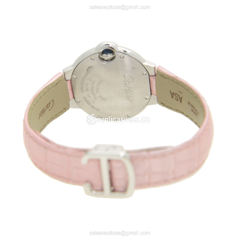 Cartier WE902037 BALLON BLEU Automatic 18kt White Gold & Diamond