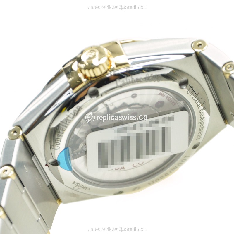 Omega 123.20.38.21.08.001 CONSTELLATION Automatic 18kt Gold & Steel