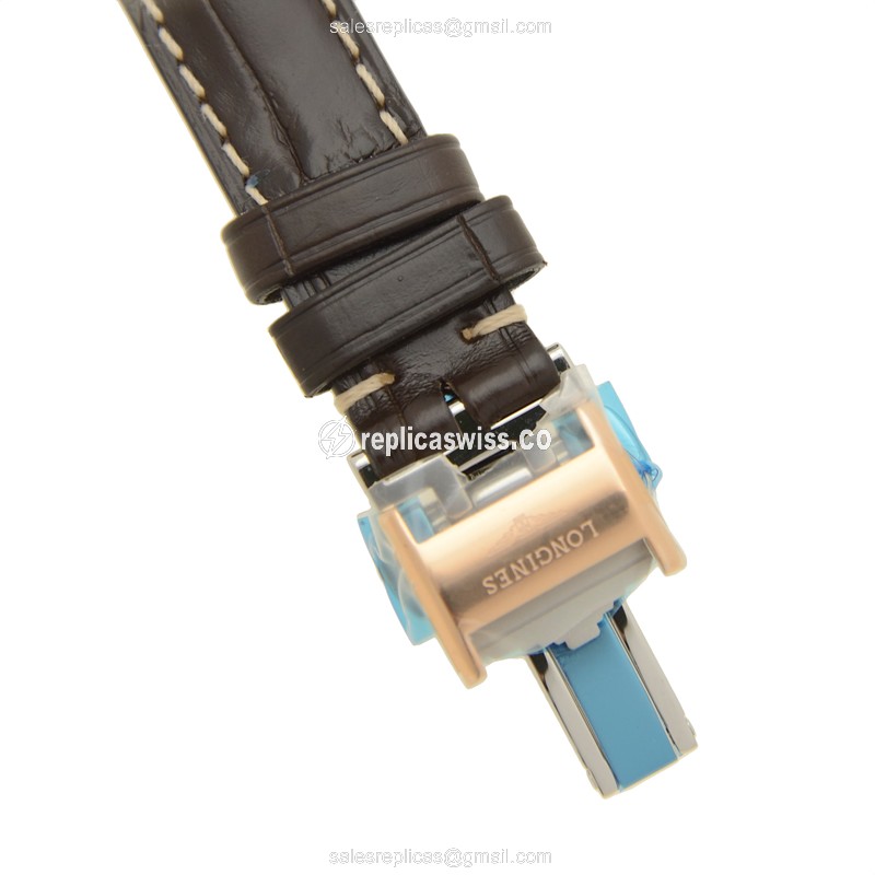 Longines L2.128.9.87.3 MASTER Automatic 18kt Rose Gold & Diamonds