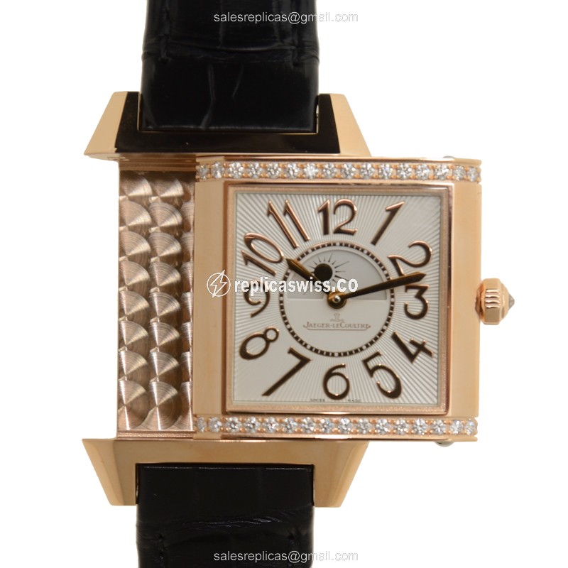 Jaeger-Lecoultre Q7052421 REVERSO Automatic 18kt Rose Gold & Diamonds