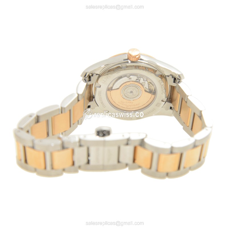 Longines L2.785.5.56.7 CONQUEST Automatic 18kt Rose Gold & Steel