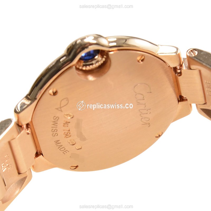 Cartier WE902025 BALLON BLEU Quartz 18kt Rose Gold