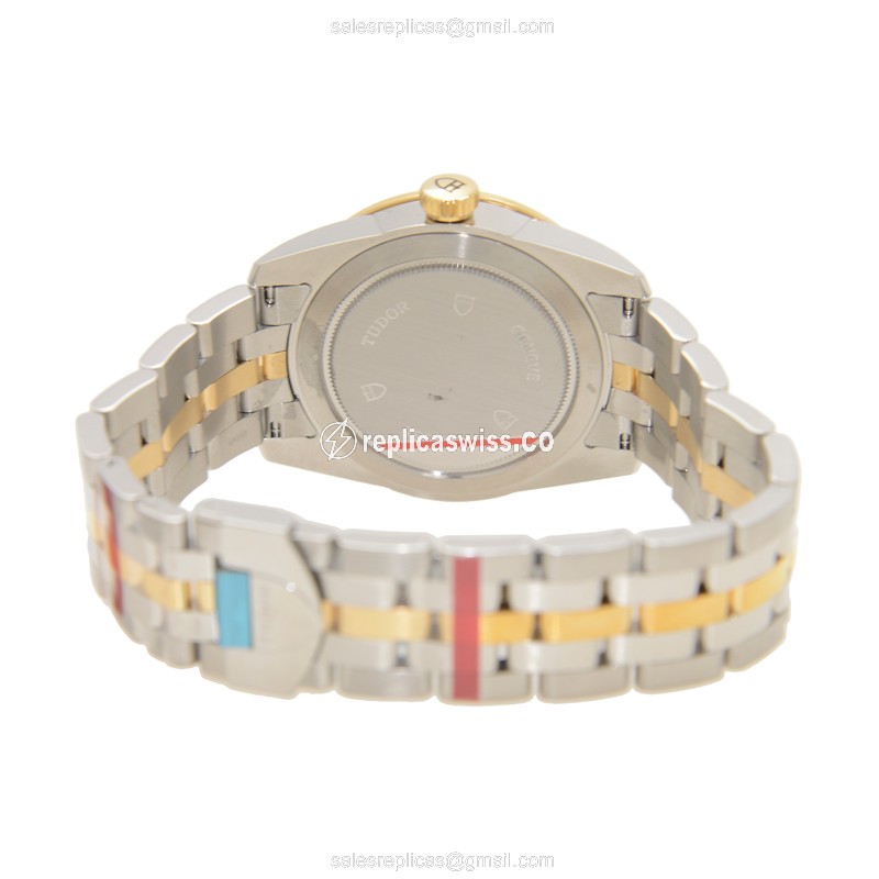 Tudor 56003-68063-CH GLAMOUR DATE Automatic 18kt Gold & Steel