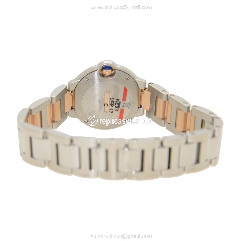 Cartier WE902076 BALLON BLEU Quartz 18kt Rose Magic & Diamond
