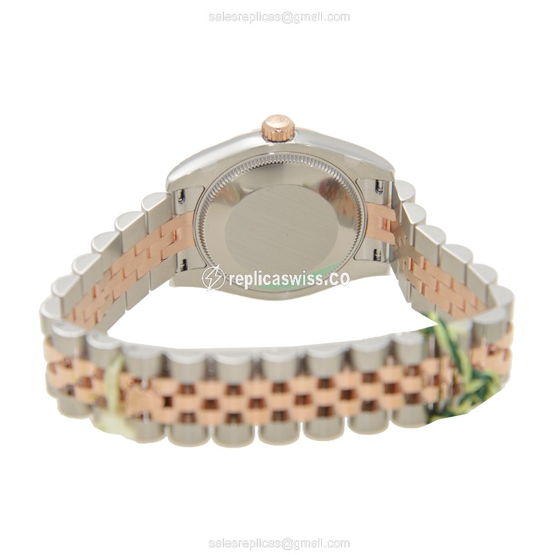 Rolex 178241PURPLERNVIDIA LADY DATEJUST Automatic 18kt Rose Gold & Steel