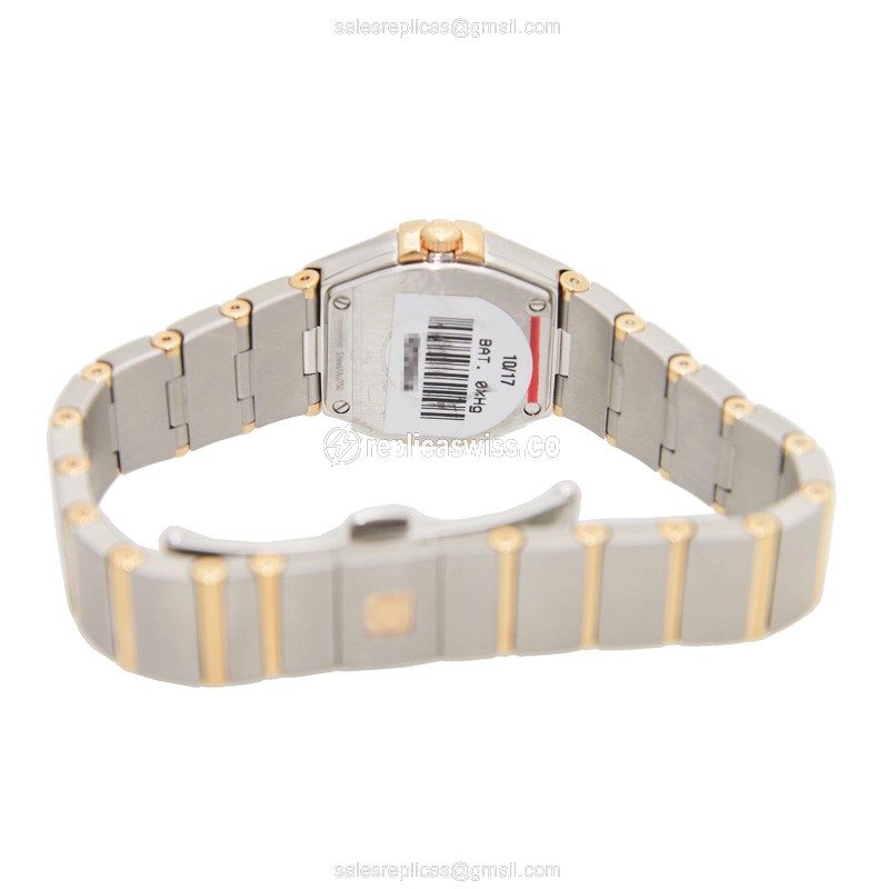 Omega 123.25.24.60.55.012 CONSTELLATION Quartz 18kt Rose Gold & Diamonds