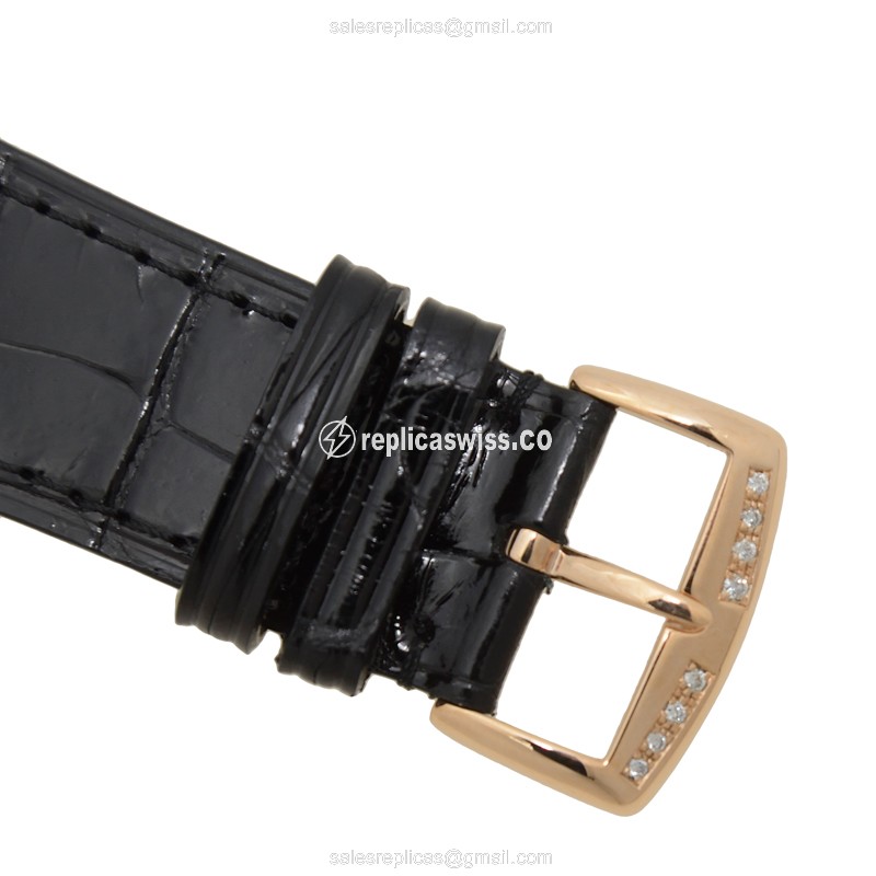 Franck Muller 6002 M B QZ R D 1R (5N) MASTER SQUARE Quartz 18kt Rose Gold & Diamonds