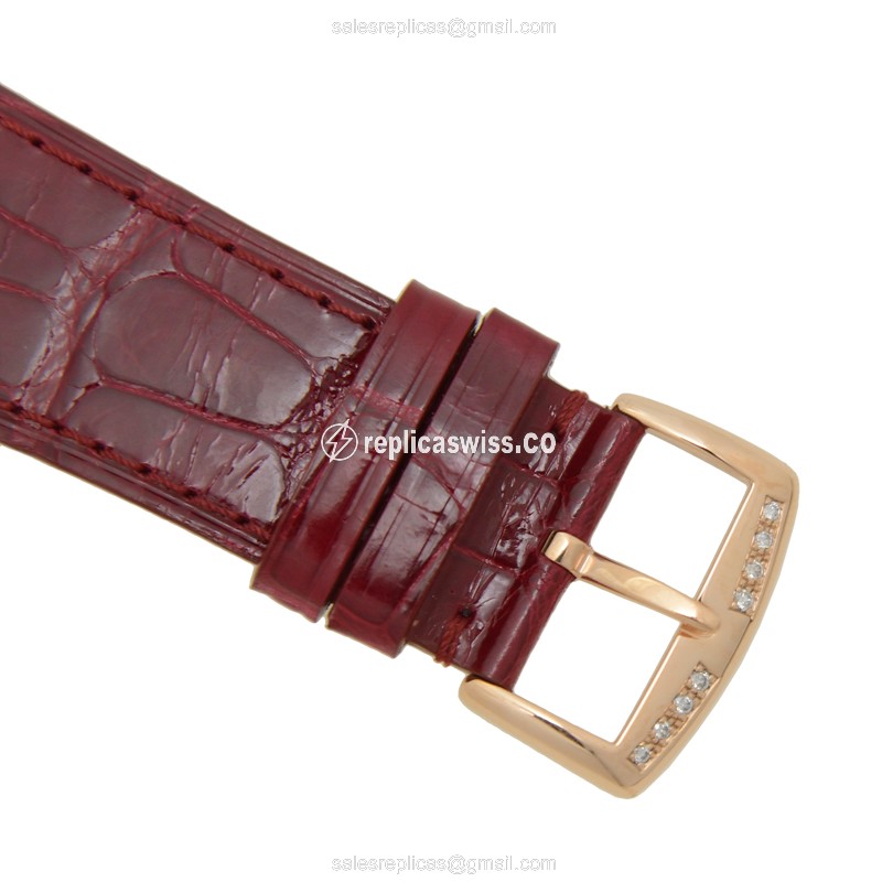 Franck Muller 6002 M QZ COL DRM R D 1R (5N) MASTER SQUARE Quartz 18kt Rose Gold & Diamonds