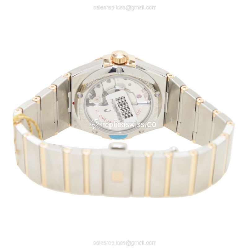 Omega 123.20.38.21.06.002 CONSTELLATION Automatic 18kt Rose Gold & Steel