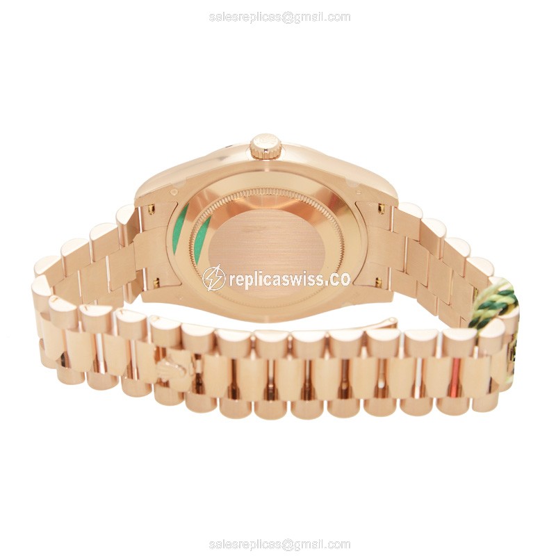 Rolex 218235BRRN DAY-DATE Automatic 18kt Rose Gold