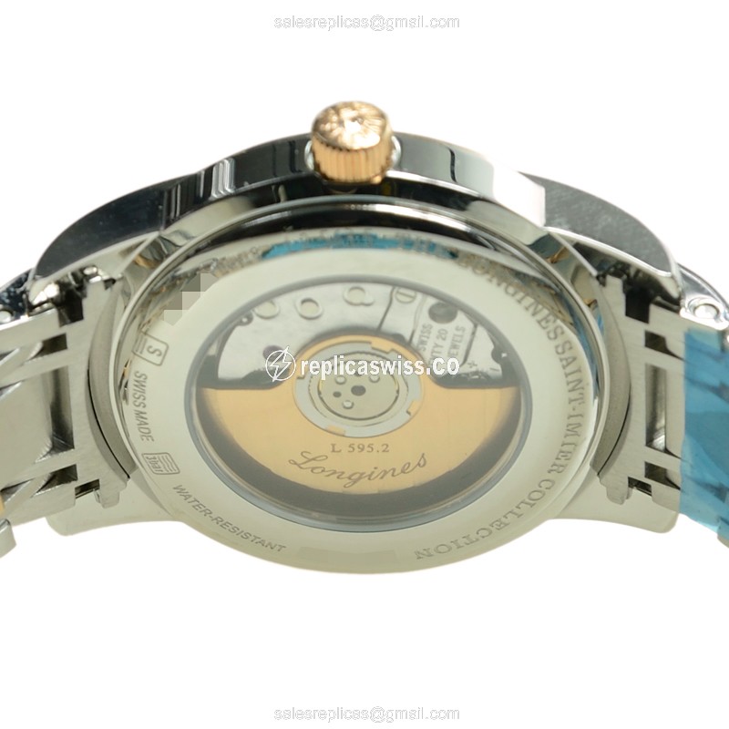 Longines L2.563.5.52.7 SAINT IMIER Automatic 18kt Rose Gold & Steel