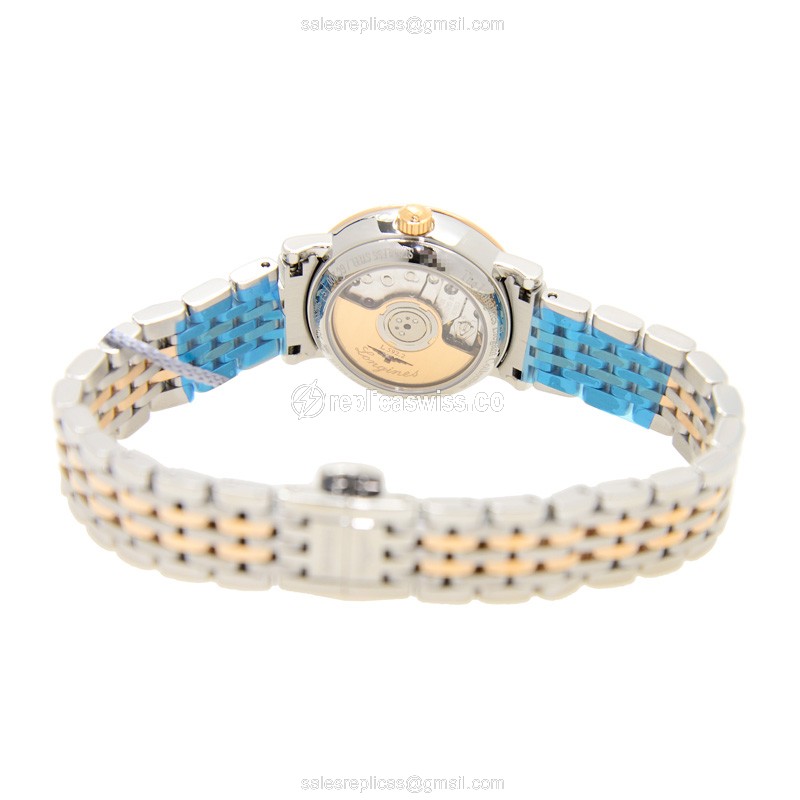 Longines L4.309.5.77.7 ELEGANT Automatic 18kt Rose Gold & Steel