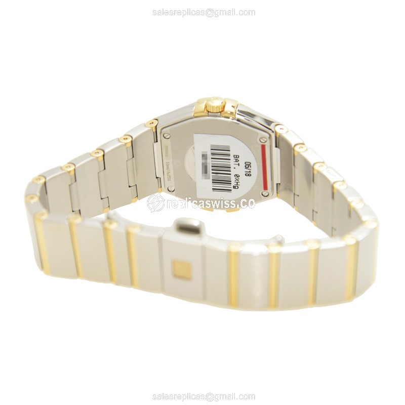 Omega 123.25.27.60.58.002 CONSTELLATION Quartz 18kt Gold & Diamond & Steel