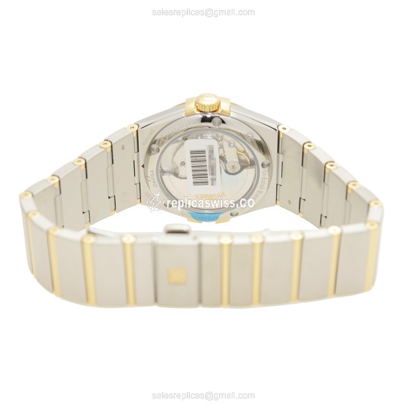 Omega 123.25.35.20.58.001 CONSTELLATION Automatic 18kt Gold & Diamond & Steel