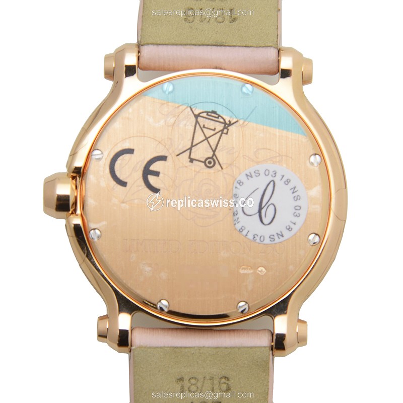 Chopard 277471-5015 HAPPY SPORT Quartz 18kt Rose Gold