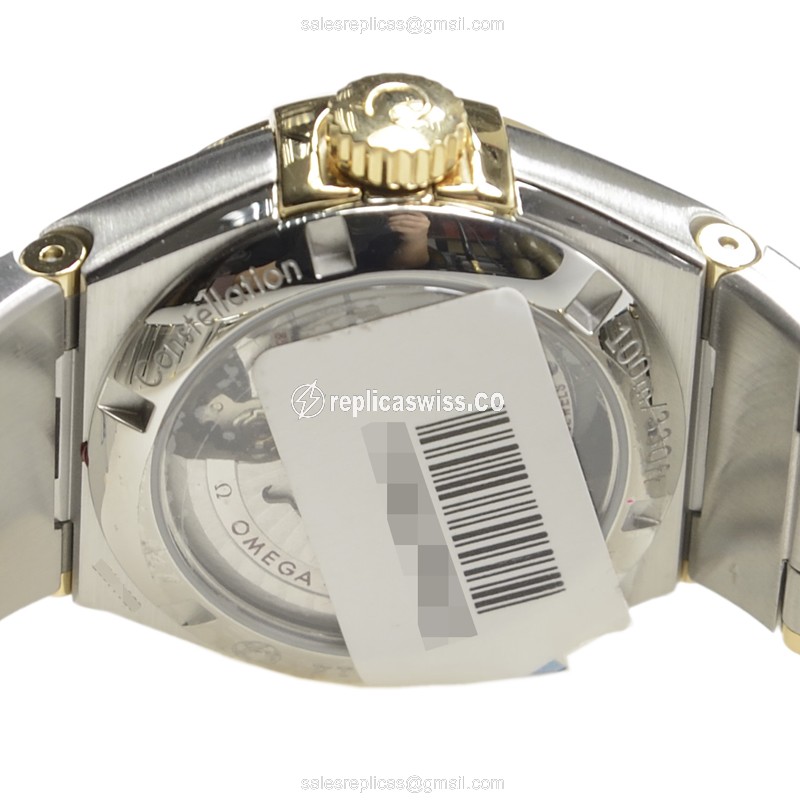 Omega 123.25.27.20.58.001 CONSTELLATION Automatic 18kt Gold & Diamond & Steel