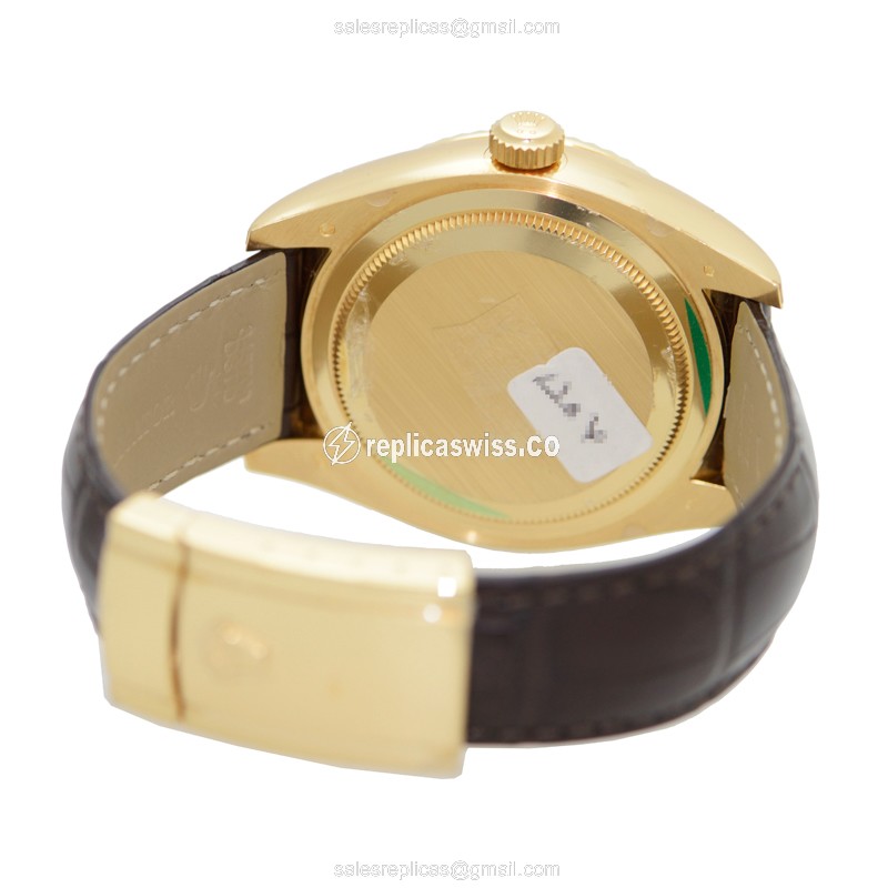 Rolex 326138SVRN SKY-DWELLER Automatic 18kt Yellow Gold