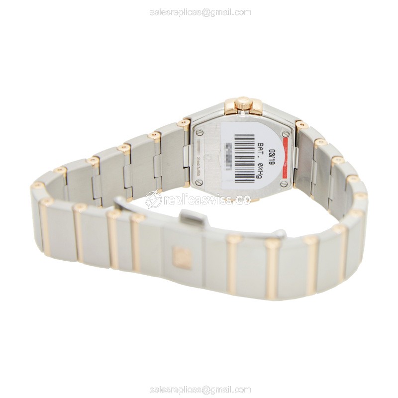 Omega 123.20.24.60.55.007 CONSTELLATION Quartz 18kt Rose Gold & Steel