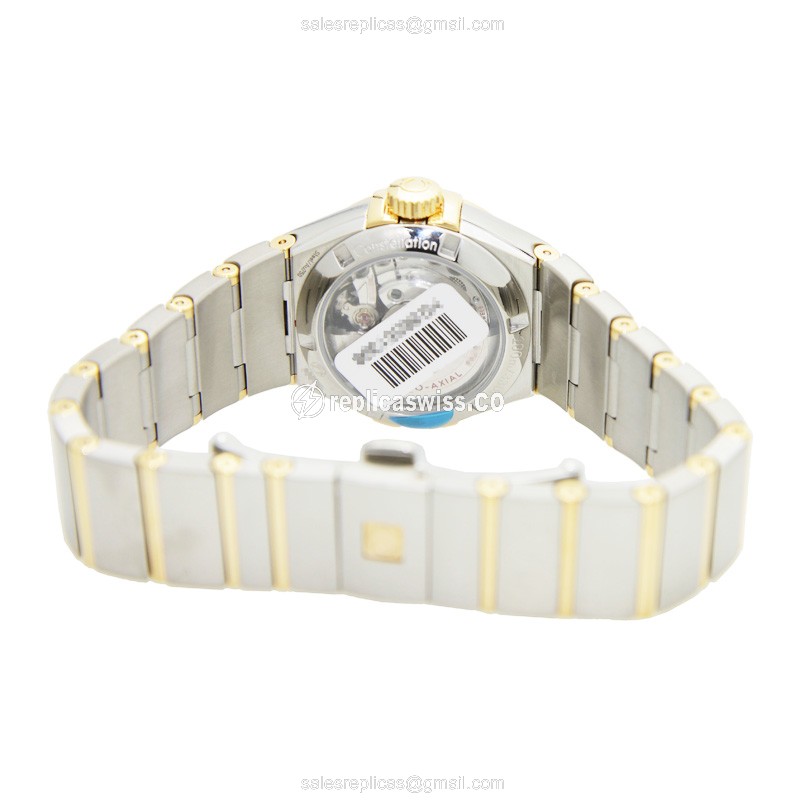 Omega 123.25.27.20.57.005 CONSTELLATION Automatic 18kt Gold & Diamond & Steel