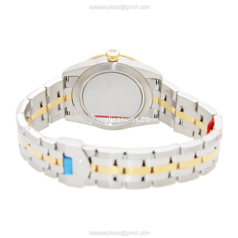 Tudor 55003-68053-BK GLAMOUR DATE Automatic 18kt Gold & Steel