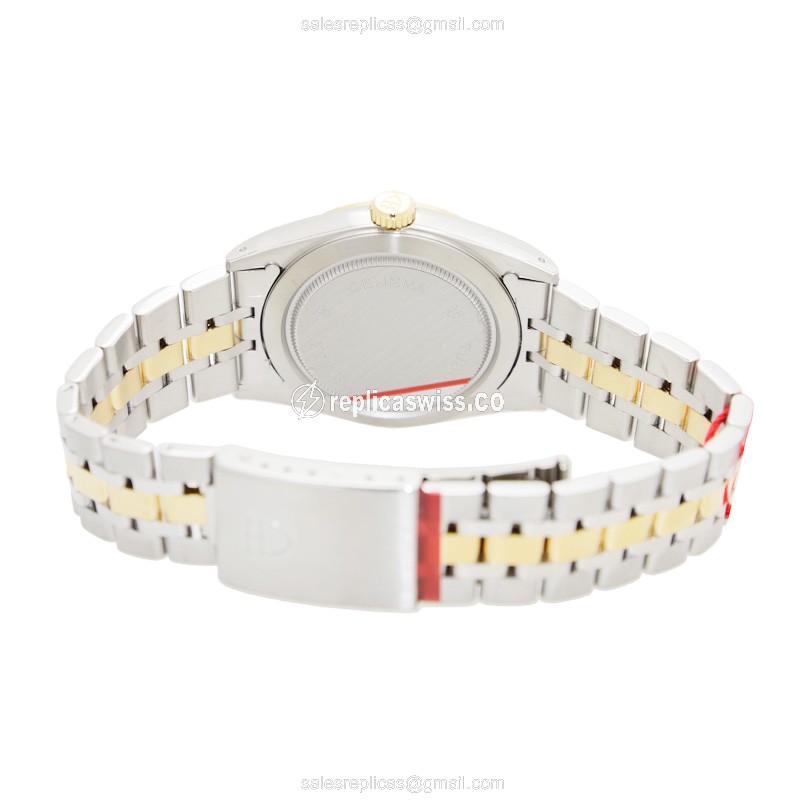 Tudor 76213-62483-10DI-SVCL PRICE DATE-DAY Automatic 18kt Gold & Steel