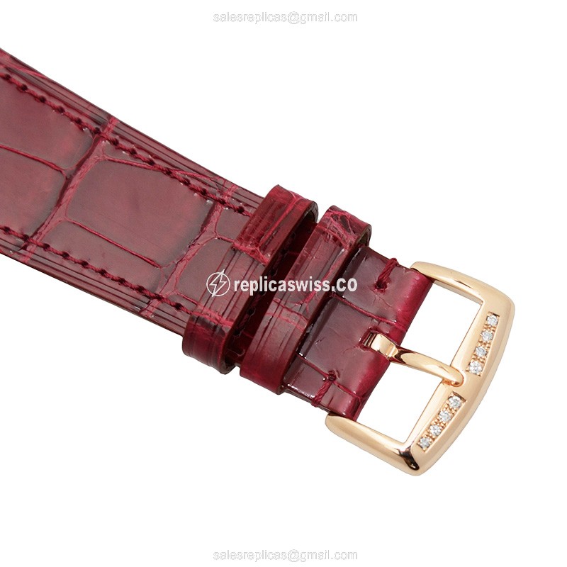 Franck Muller 6002 M B QZ REL MOP V D (5N) MASTER SQUARE Quartz 18kt Rose Gold & Diamonds