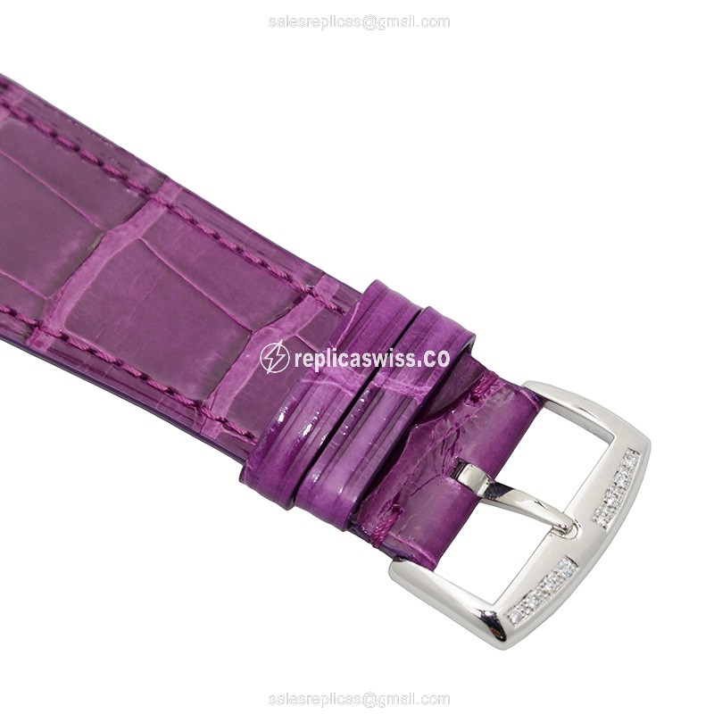 Franck Muller 6002 M B QZ REL R D 1R (AC) MASTER SQUARE Quartz Stainless Steel & Diamonds