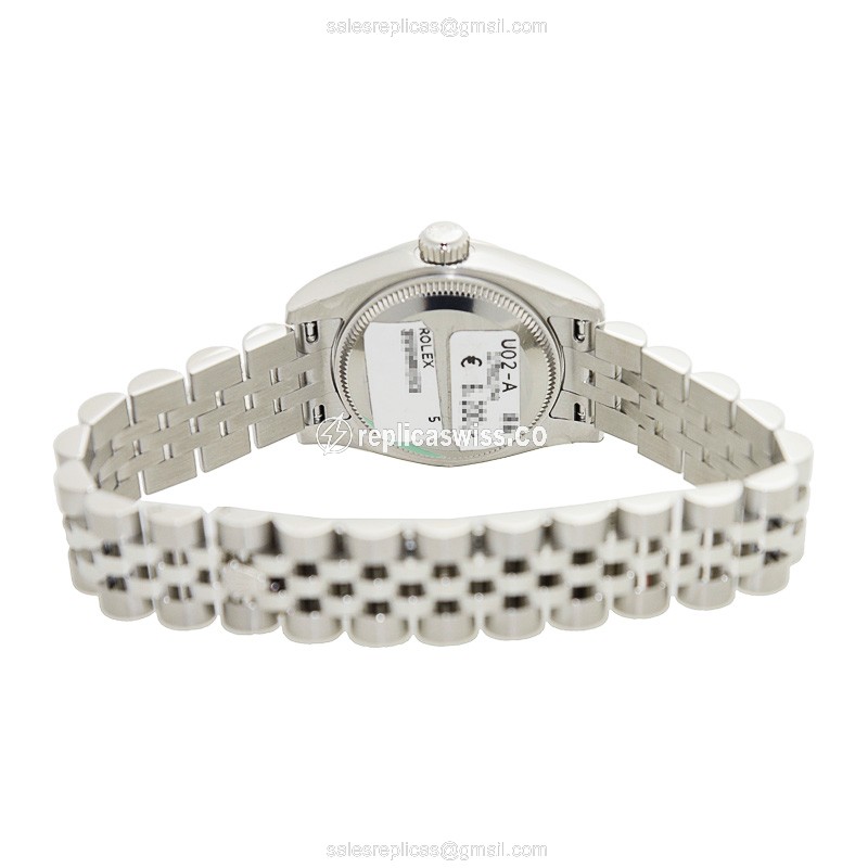 Rolex 179174BKWTBAR LADY DATEJUST Automatic 18kt White Gold & Steel