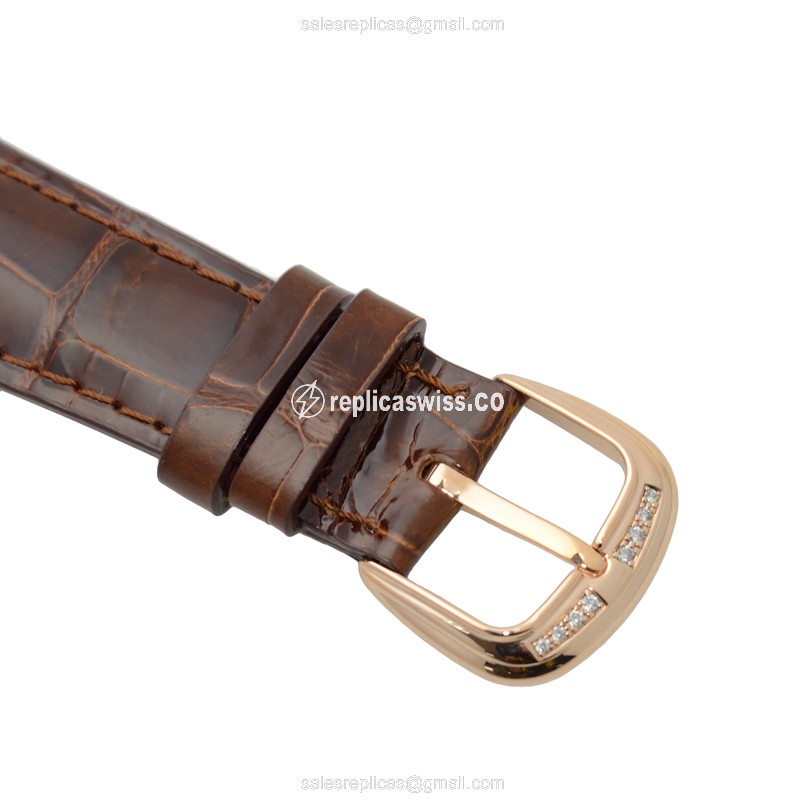 Franck Muller 7880BS6SQTD(5N) GENEVE Manual Wind 18kt Rose Gold & Diamonds