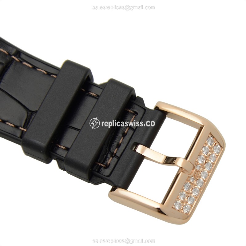 Franck Muller V 45 CC DT D (5N) VANGUARD Automatic 18kt Rose Gold & Diamonds