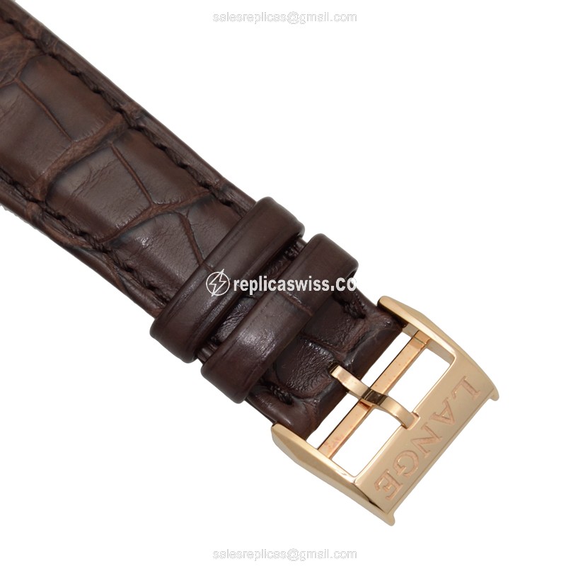 A Lange & Sohne 117.032 GRAND LANGE Manual Wind 18kt Rose Gold