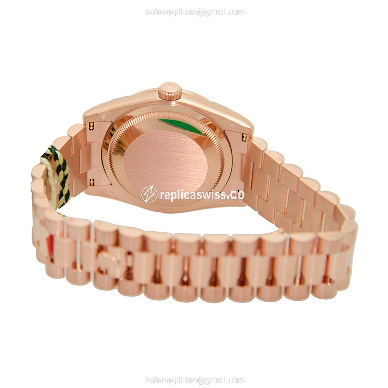 Rolex 118235BR69REDDIA DAY-DATE Automatic 18kt Rose Gold