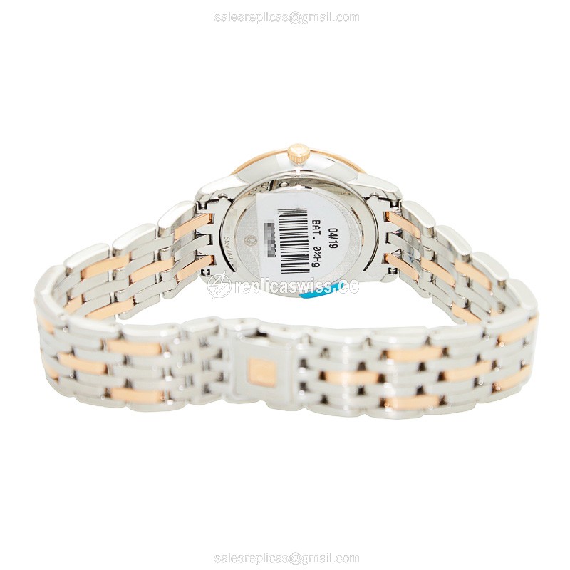 Omega 424.20.27.60.53.001 LES CLASSIQUES Quartz 18kt Rose Gold & Steel