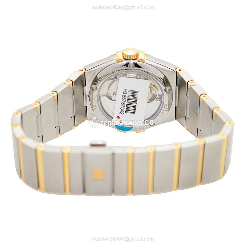 Omega 123.20.35.20.06.001 CONSTELLATION Automatic 18kt Gold & Steel